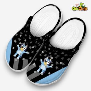 Bluey Stellar Stripes Theme Unisex Crocs - Image 2
