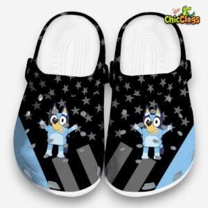 Bluey Stellar Stripes Theme Unisex Crocs - Image 3