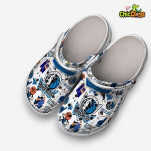 Classic Dallas Mavericks NBA Sport 3D Printed Classic Crocs Shoes - Image 1