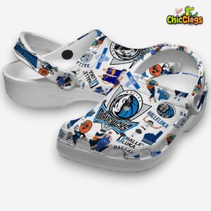 Classic Dallas Mavericks NBA Sport 3D Printed Classic Crocs Shoes - Image 2