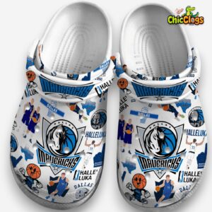 Classic Dallas Mavericks NBA Sport 3D Printed Classic Crocs Shoes - Image 3