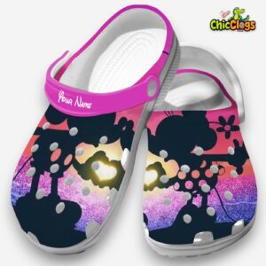Colorful Design Mickey And Minnie Classic Clogs Slippers - Image 2