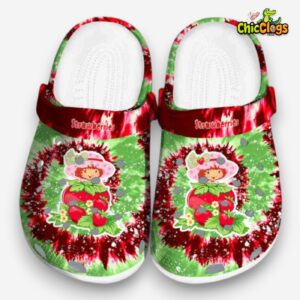 Colorful Strawberry Shortcake Radiant Burst Effect Clogs Shoes - Image 3