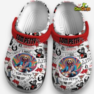 Cool & Stylish Slippers Tom Petty Music 3D Printed Classic Crocs Shoes - Image 3