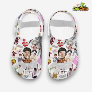 Cool Design Louis Tomlinson Music Crocs For Kids & Adults - Image 1