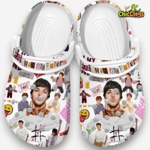 Cool Design Louis Tomlinson Music Crocs For Kids & Adults - Image 2
