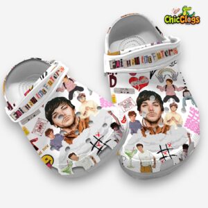 Cool Design Louis Tomlinson Music Crocs For Kids & Adults - Image 3