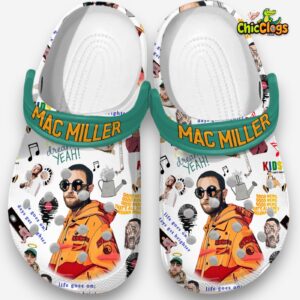 Cool Music Clogs Mac Miller Unisex Slippers, The Best Gift For Mac Miller Fans - Image 2