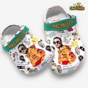 Cool Music Clogs Mac Miller Unisex Slippers, The Best Gift For Mac Miller Fans - Image 3