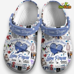 Cool Stylish Shoes Liam Payne Music 3D Printed Classic Crocs Shoes - Image 3