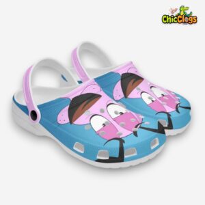 Courage The Cowardly Dog Cartoon 3D Printed Classic Crocs Shoes - Image 2