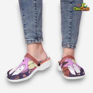 Courage The Cowardly Dog Cartoon Red Unisex Crocs Clog Shoes - Image 2