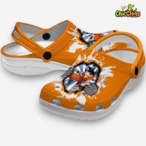 Custom Dragon Ball Gripping Hand 3D Printed Classic Crocs Shoes - Image 2