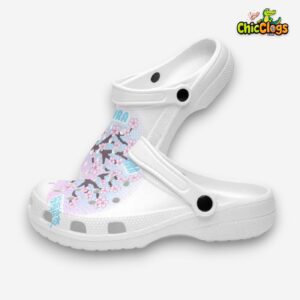 Custom Name Beautifull Sakura 3D Printed Classic Crocs Shoes - Image 2
