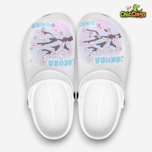 Custom Name Beautifull Sakura 3D Printed Classic Crocs Shoes - Image 4