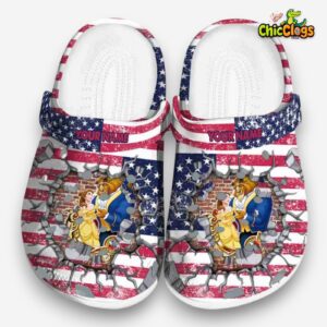 Custom Name Beauty And The Beast Freedom Splinter Unisex Crocs - Image 3