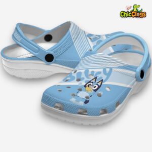 Custom Name Bluey Vibrant Dual Tone Unisex Crocs - Image 1