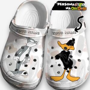 Custom Name Bugs And Duffy Looney Tunes 3D Printed Classic Crocs Shoes - Image 1