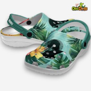 Custom Name Customized Itachi Tropical Vibes 3D Printed Classic Crocs Shoes - Image 2
