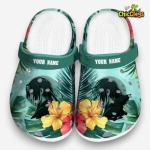 Custom Name Customized Itachi Tropical Vibes 3D Printed Classic Crocs Shoes - Image 3