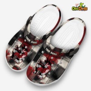 Custom Name Dragon Ball Plaid Fusion Classic Crocs - Image 1