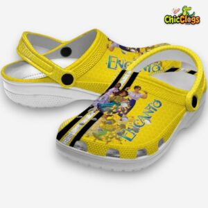 Custom Name Encanto Contrasting Stripes 3D Printed Classic Crocs Shoes - Image 1
