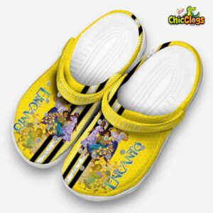 Custom Name Encanto Contrasting Stripes 3D Printed Classic Crocs Shoes - Image 2