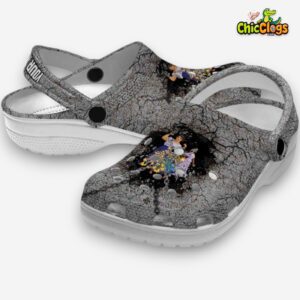Custom Name Encanto Cracked Ground Texture Unisex Crocs Clog Shoes - Image 2