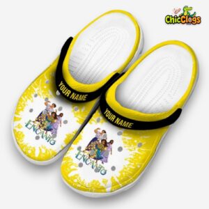 Custom Name Encanto Splash Art Unisex Crocs - Image 1