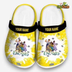 Custom Name Encanto Splash Art Unisex Crocs - Image 3