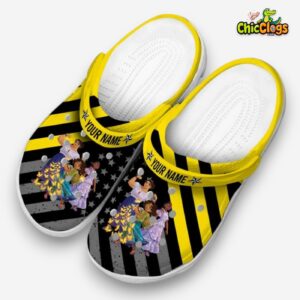 Custom Name Encanto Star Spangled Graphic Unisex Crocs - Image 1