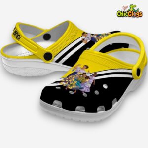 Custom Name Encanto Striped Accents Unisex Crocs Clog Shoes - Image 1