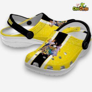 Custom Name Encanto Vertical Stripes Unisex Crocs Clog Shoes - Image 2