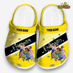 Custom Name Encanto Vibrant Dual Tone Unisex Crocs - Image 3