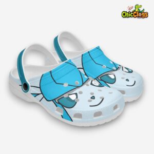 Custom Name Glaceon Pokemon 3D Printed Classic Crocs Shoes - Image 3