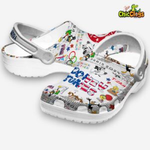 Custom Name Looney Tunes Olympic Paris Classic Crocs - Image 1
