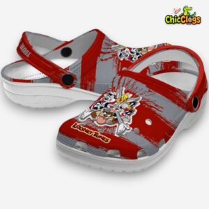 Custom Name Looney Tunes Paint Splatter Graphics Classic Crocs - Image 2