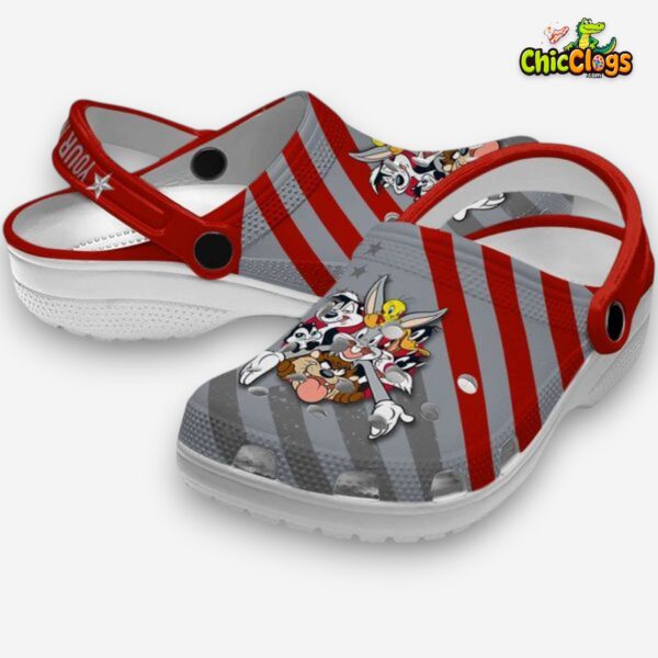 custom-name-looney-tunes-star-spangled-graphic-3d-printed-classic-crocs-shoes-1_huxxn8