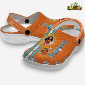 Custom Name Moana Contrasting Stripes Unisex Crocs Clog Shoes - Image 1