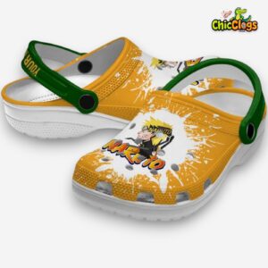 Custom Name Naruto Splash Art Classic Crocs - Image 1