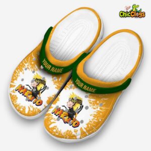 Custom Name Naruto Splash Art Classic Crocs - Image 2