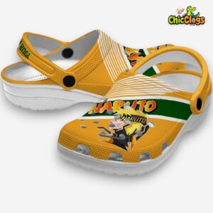 Custom Name Naruto Vibrant Dual Tone Classic Crocs - Image 1