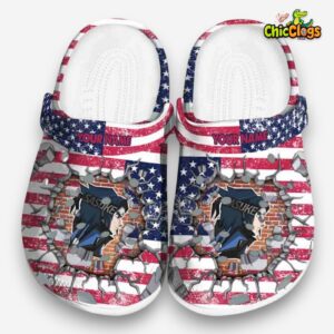 Custom Name Sasuke Freedom Splinter Classic Crocs - Image 3