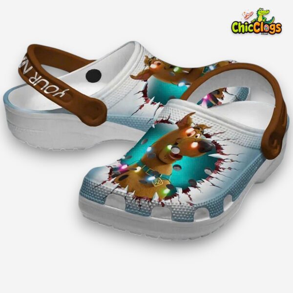 custom-name-scooby-doo-led-light-white-3d-printed-classic-crocs-shoes-1_zqboen
