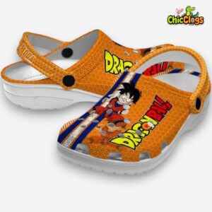 Custom Name Son Gohan Dragon Ball Contrasting Stripes 3D Printed Classic Crocs Shoes - Image 2