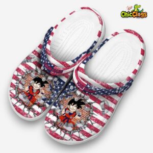 Custom Name Son Gohan Dragon Ball Freedom Splinter 3D Printed Classic Crocs Shoes - Image 1