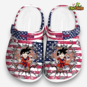 Custom Name Son Gohan Dragon Ball Freedom Splinter 3D Printed Classic Crocs Shoes - Image 3