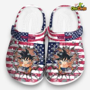 Custom Name Son Goku Dragon Ball Freedom Splinter 3D Printed Classic Crocs Shoes - Image 3