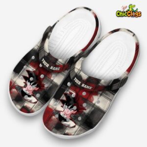 Custom Name Son Goku Dragon Ball Plaid Fusion Classic Crocs - Image 1