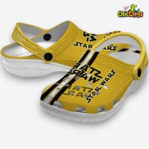 Custom Name Star Wars Contrasting Stripes Unisex Crocs Clog Shoes - Image 2